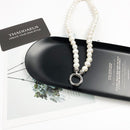 Strand Necklace Real Freshwater Pearl Brand New 925 Sterling Silver Fashion Jewelry Europe Style Glam Gift For Women Friend