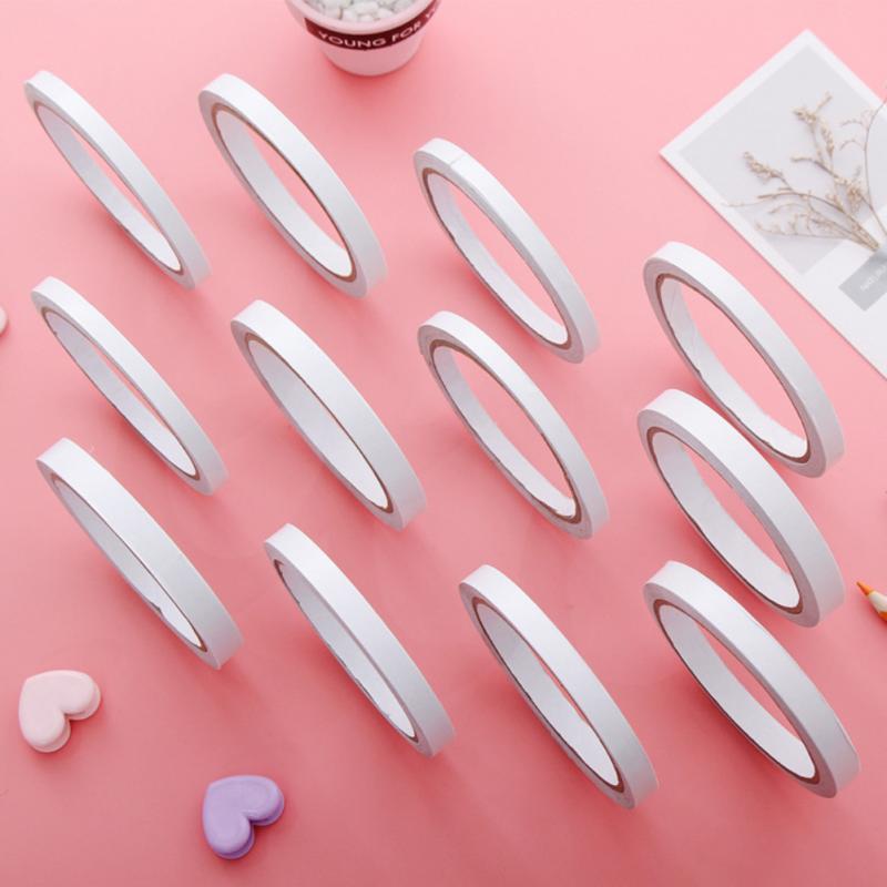 Double-Sided Tape Strong Adhesive Transparent White Household Wallpaper Sticker Home Improvement Home Decoration Self-Adhesive