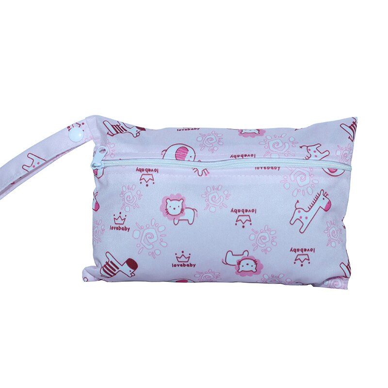 Mommy Diaper Dag Baby Toiletry Bags with Zippered Baby Diapers Waterproof Organizer Reusable Wet Dry Bags Mommy Bag