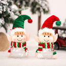 Christmas Elf Candy Jar Gift Bag Christmas Decorations for Home Santa Storage Bottle Xmas Sweet Box Child Kid Gifts Navidad 2022