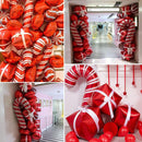 128pcs Christmas Balloon Garland Arch Kit with Gift Box Candy Star Foil Balloons Christmas Decoration for Home New Year Navidad