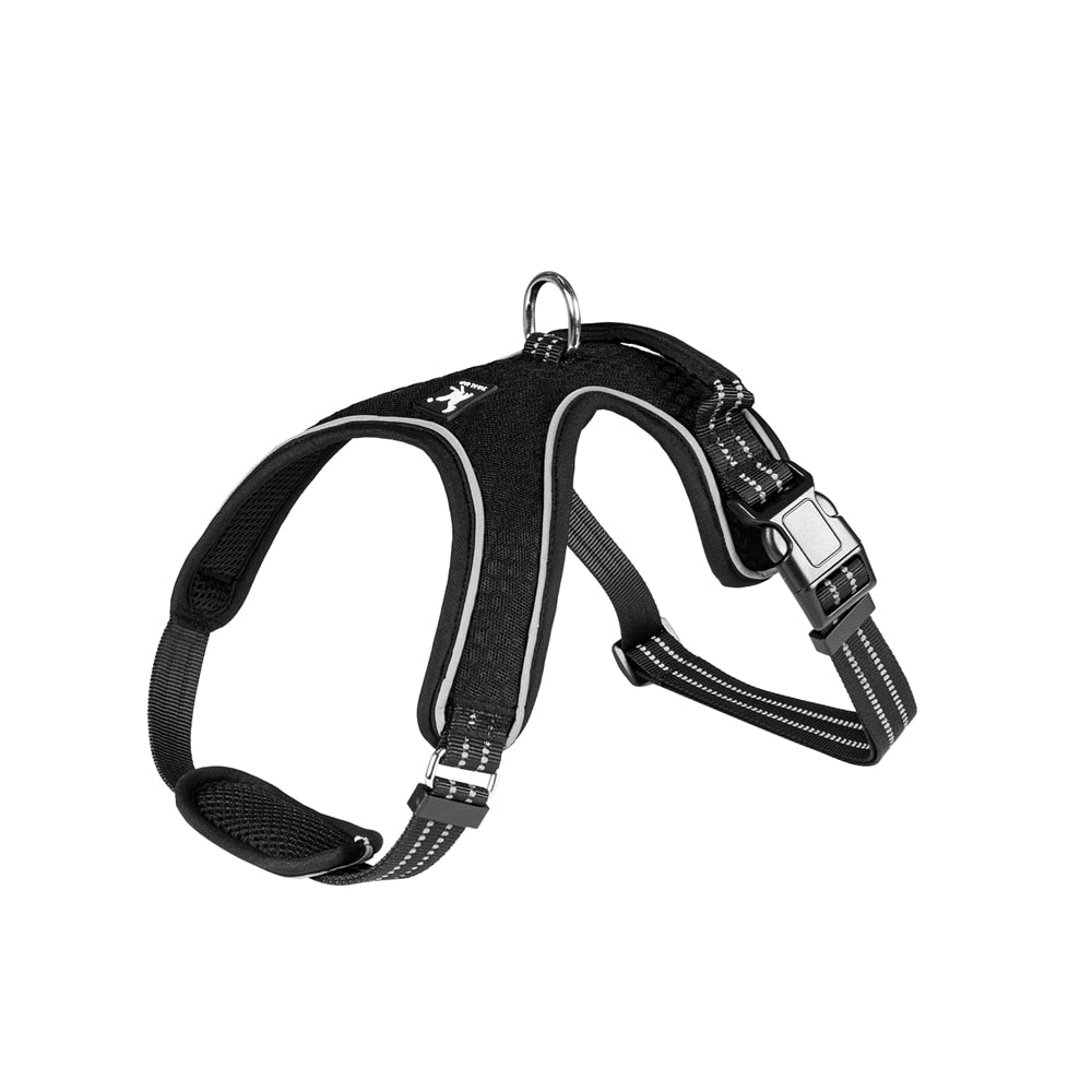 Summer Cooling Pet Harness Mesh Breathable Soft Vest Side Clip Dog Harness Reflective Adjustable Back D-Ring Dog Chest Strap - anconmall