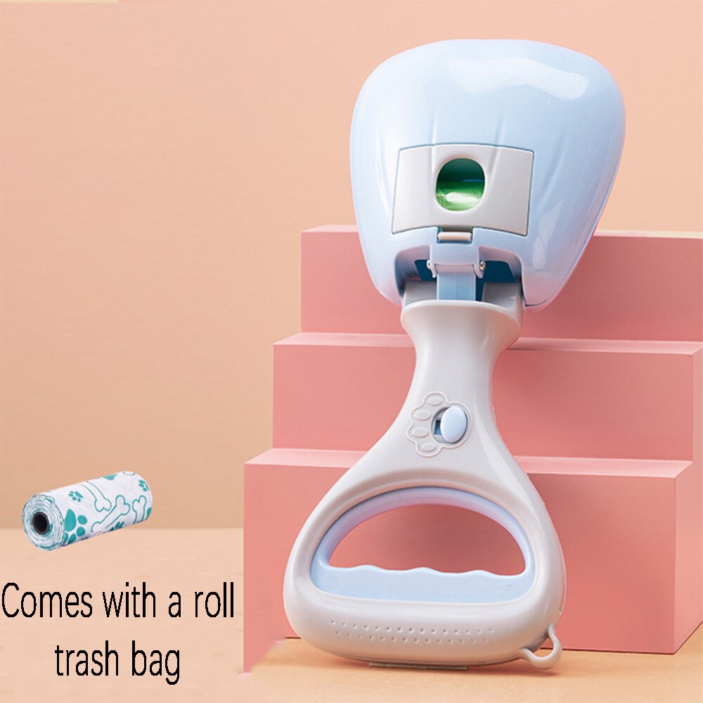 Pet Dog Cat Pit Scoop Portable Outdoor Cleaner Garbage Picker Poop Bag Collection Convenient Dog Supplies Animal Cleaning Tool - anconmall