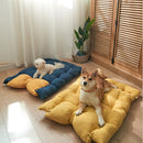Multifunctional Dog Bed Washable Puppy Warm Cushion Mat Soft Big Anti Slip Bottom Pet Bed For Large Medium Small Dogs Pillow - anconmall