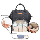 Fashion Maternity Backpack Diaper Bag Large Waterproof Backpack for Mom Travel Baby Bags Multifunction Baby Changing Bags