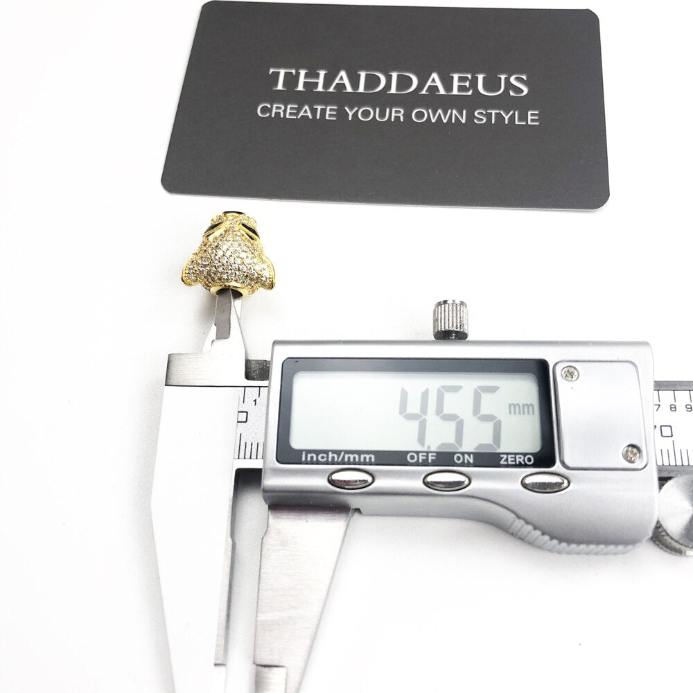 Golden Tiger Bead Europe Summer Brand New Luxury Accessories 925 Sterling Silver Charm For Jewelry Making Women Men