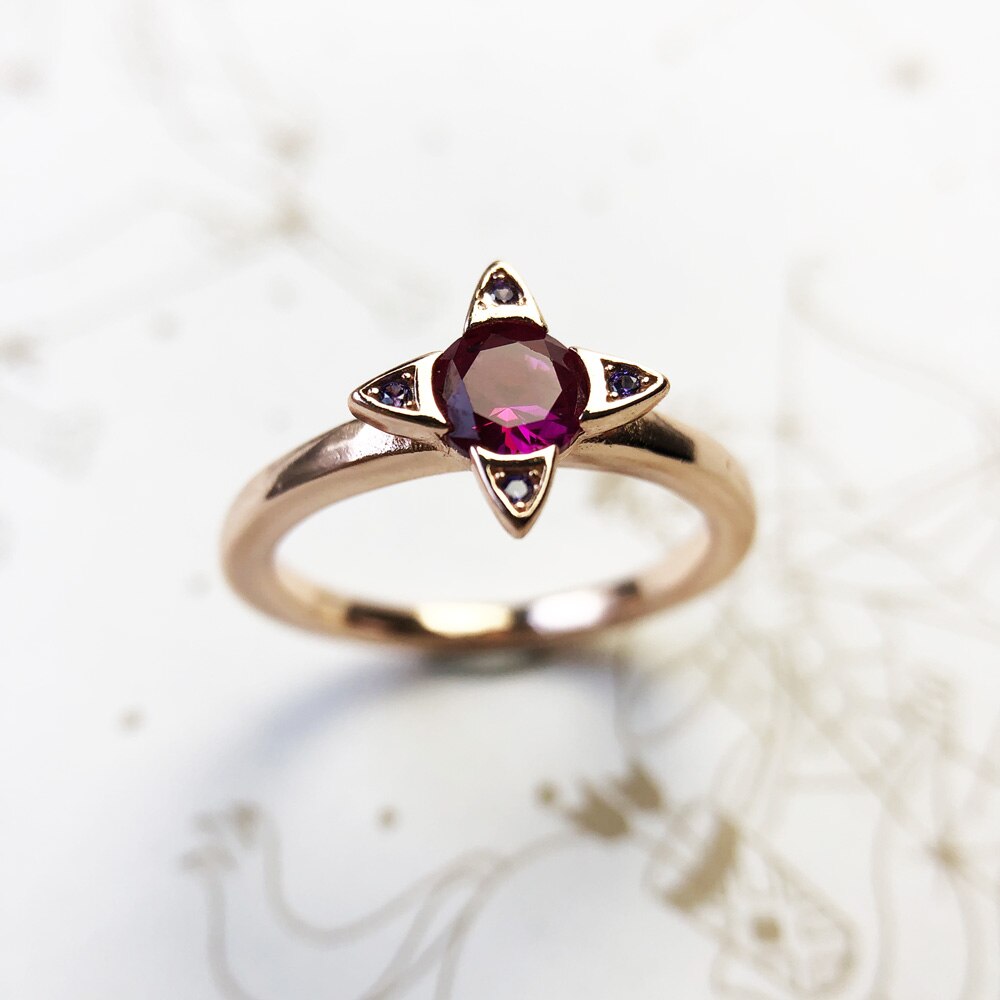 Paradisiacal Ring Colourful Stones,Europe Style Fine Jewerly For Women Summer 925 Sterling Silver Elegant Gift