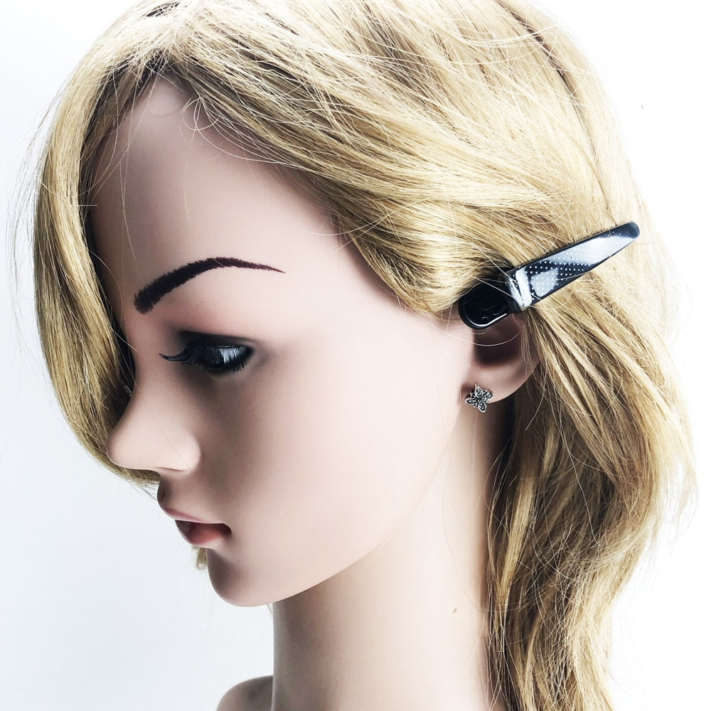 Stud Earrings Marcasite Black Star,Europe Style Glam Fashion Good Jewerly For Women,2017  Gift In 925 Sterling Silver