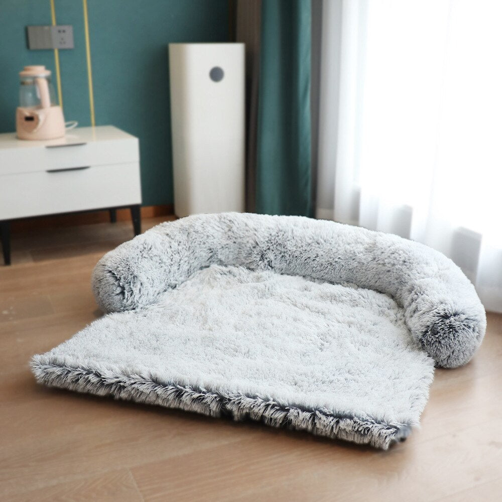 Comfortable Upholstered Sleeping Plush Blanket Pet Dog Bed Sofa Soft Thickening Cushion Pet Mat for Small Medium and Large Dogs - anconmall
