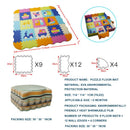 EVA Foam Play Mat with Fence Baby Puzzle Jigsaw Floor Mats Thick Carpet Pad For Kids Educational Toys Activity Pad Random Color
