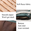 Winter Padded Dog Cushion Warm Fleece Dog Mat Dog Pillow Non Slip Removable for Cleaning Pet Bed for Small Medium Large Dogs Cat - anconmall