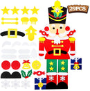 DIY Felt Christmas Tree Christmas Decoration for Home Navidad 2022 New Year Kids Gift Christmas Ornaments Santa Claus Xmas Decor - anconmall