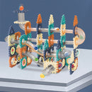 66-260PCS Marble Race Run Building Blocks Castle Children's Toys Rail Funnel Slide DIY Educational Brick Dominoes Children Gifts