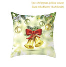 Christmas Cushion Cover Merry Christmas Decorations for Home 2022 Christmas Ornament Xmas Gifts Navidad Noel Happy New Year 2023