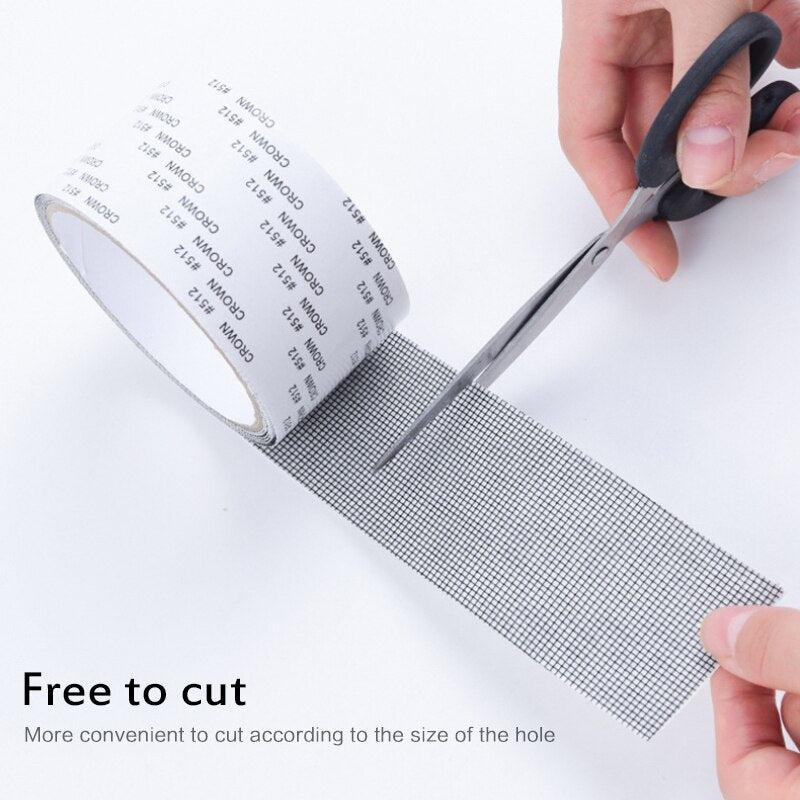 Screen Repair Tape Window Door Waterproof Patch Self-adhesive Super Fix Anti-Insect Door Mosquito Net Mesh Broken Holes Repair
