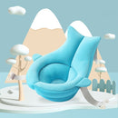 Baby Newborn Shower Bath Tub Pad Non-Slip Bathtub Net Bag Seat Support Mat Foldable Take Bath Pad Soft Comfort Body Cushion