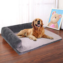 Dog Sofa Bed Pet Soft Lounger Cushion Big Dog Kennel Puppy L Shaped Couch Bed For Small Medium Large Dogs - anconmall