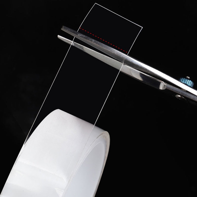 Transparent Nano Tape Kitchen Accessories Home Improvemen Bathroom Washable Adhesive Double Sided Tapes Fixed Small Objects Tape