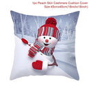 Santa Claus Snowman Cushion Cover Merry Christmas Decorations For Home Navidad 2022 Christmas Ornaments Xmas Gift New Year 2023