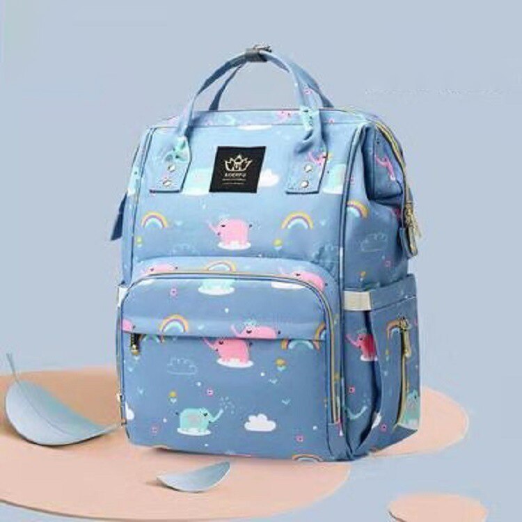 Multifunction Diaper Bag Backpack Waterproof Diaper Backpack for Mom and Dad Baby Nappy Bag Large Capacity Lightweight Size