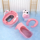 Boys and Girls Potty training Seat Children&#39;s Pot Ergonomic Design Potty Chair Comfy Toilets Children Gift --Free Cleaning Brush