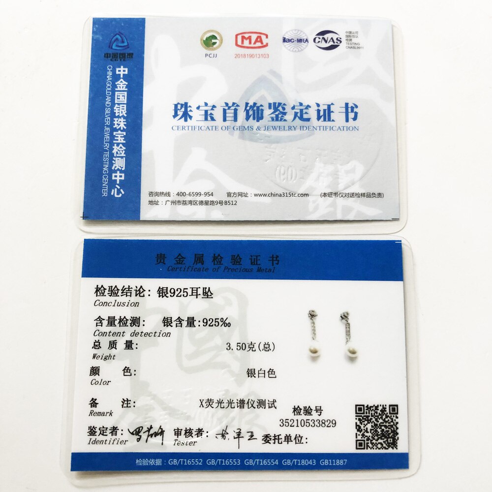 Earring Gently Shimmering Cultured Pearl Trendy Women Gift High Quality 925 Sterling Silver Modern Eye-catcher Fashion Jewelry