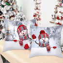 Santa Claus Snowman Cushion Cover Merry Christmas Decorations For Home Navidad 2022 Christmas Ornaments Xmas Gift New Year 2023