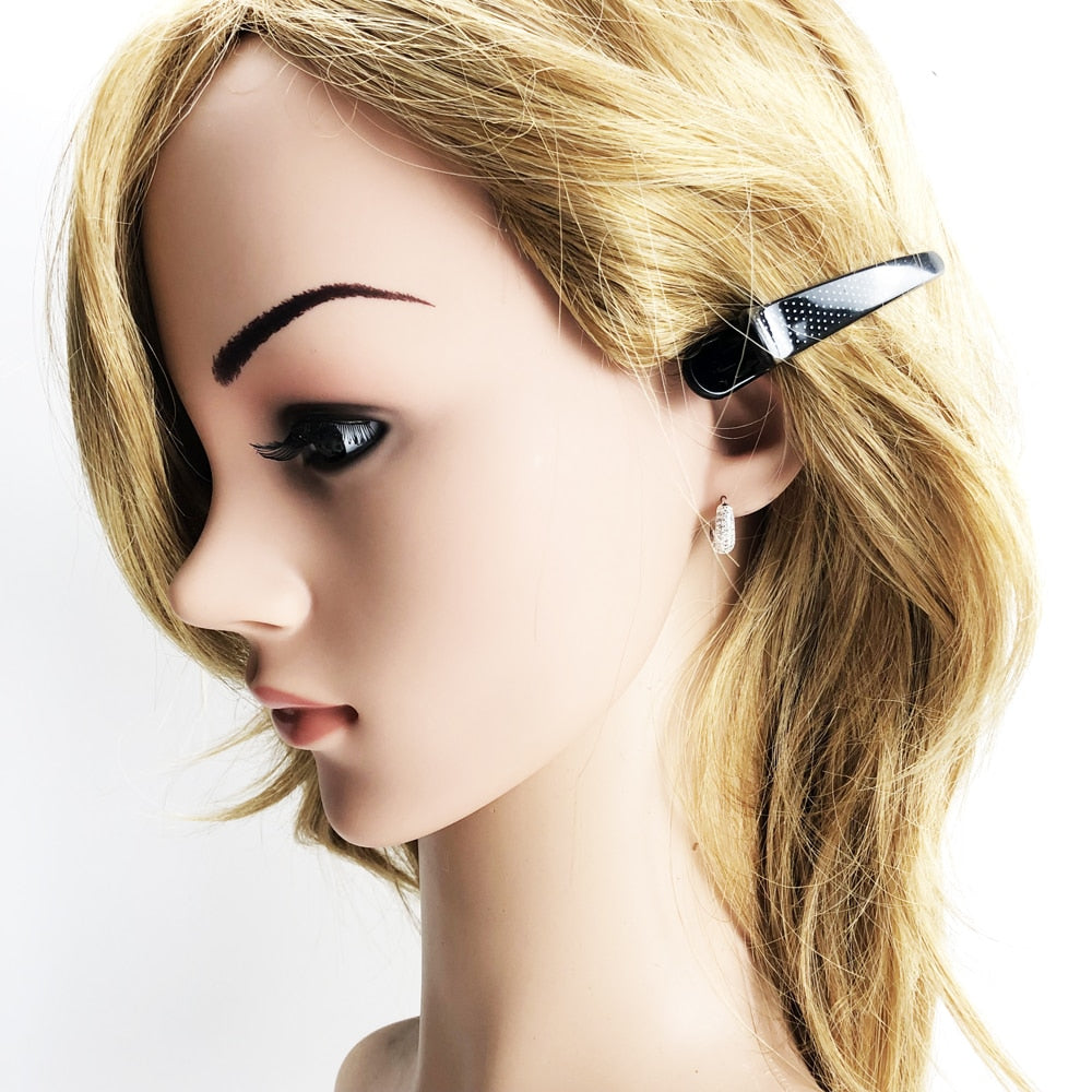 Water Drop Creole Hinged Hoop Earrings Europe Style Glam Fashion Good Jewerly For Women New Gift In Pure 925 Sterling Silver