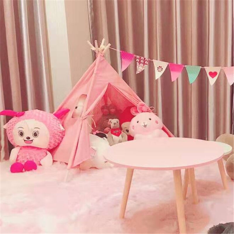 1.6M House For Children Tent Portable Kids Tent Cabana Tipi Infantil Baby Teepee Tents Castle Carpet/LED Lights/Decoration