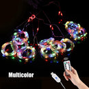 USB Christmas Curtain Light Garland Merry Christmas Decor for Home Christmas Ornaments Navidad 2022 Xmas Gifts New Year 2023