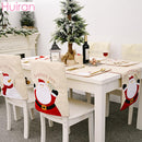 Santa Claus Snowman Cristmas Dining Table Set Merry Christmas Decor for Home Kitchen Navidad Decor Xmas 2022 Natal New Year 2023