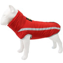 Winter Thicken Warm Coat Reflective Fleece Waterproof Windproof Jacket for Medium Large Dogs Weimaraner Doberman German Shepherd - anconmall
