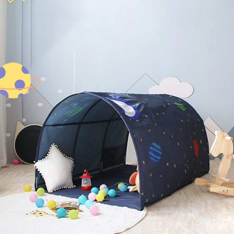 Children's Tent Princess Castle House Game Room Cartoon Wigwam For Children Easy Assemble Playhouse Toy Tents Gifts