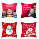 Christmas Cushion Cover Merry Christmas Decor For Home Santa Claus Christmas Ornament Xmas Gift Navidad 2022 Happy New Year 2023