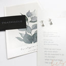 Triangle White Stud Earrings,Europe Style Glam Fashion Good Jewerly For Women,2018  Gift In 925 Sterling Silver,Super Deals