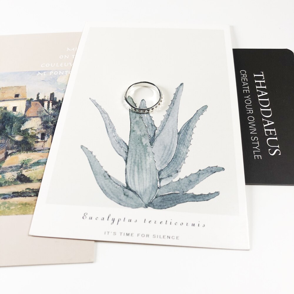 Studs Wedding Bands Ring,Europe Style Fine Jewerly For Women & Men Punk Gift In 925 Sterling Silver