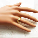 Couples’ Ring Angular Gold,TrendyFine Jewerly For Women Men Autumn Modern Gift In 925 Sterling Silver