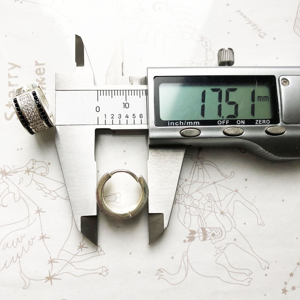 Creole Hinged Hoop Earrings Europe Style Glam Fine Jewerly Gift In 925 Sterling Silver For Women