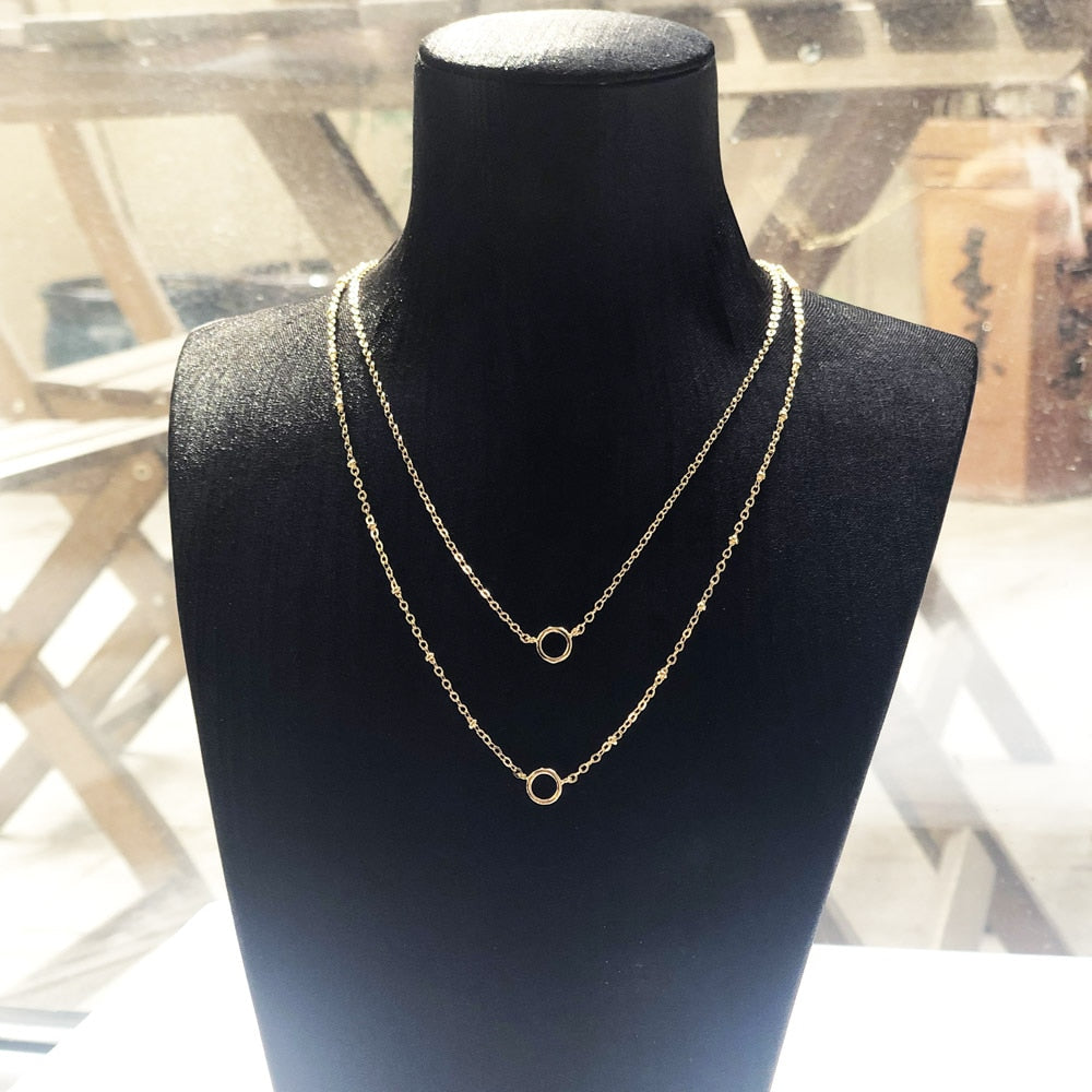 Charm Necklace Golden Carriers Winter Fashion Jewelry Europe 925 Sterling Silver Bohemia Gift For Women Girls