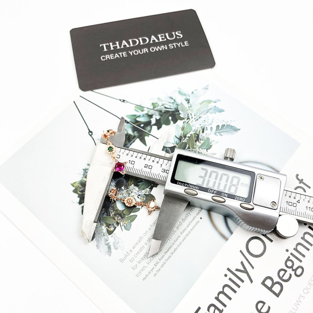 Earrings Colourful Lucky Symbols Playful Vintage Gift For Women High Quality Rose Gold Color 925 Sterling Silver Fine Jewelry