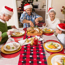 Christmas Elk Snowflake Table Runner Merry Christmas Decor For Home 2022 Xmas Ornaments Navidad Natal New Year&#39;s Decor 2023 - anconmall