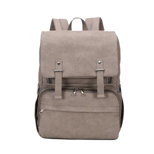 Large PU Diaper Bag Backpack Thermal Insulation Mommy Travel Maternity Backpack Nappy Changing Bag Stroller Baby Bags OEM