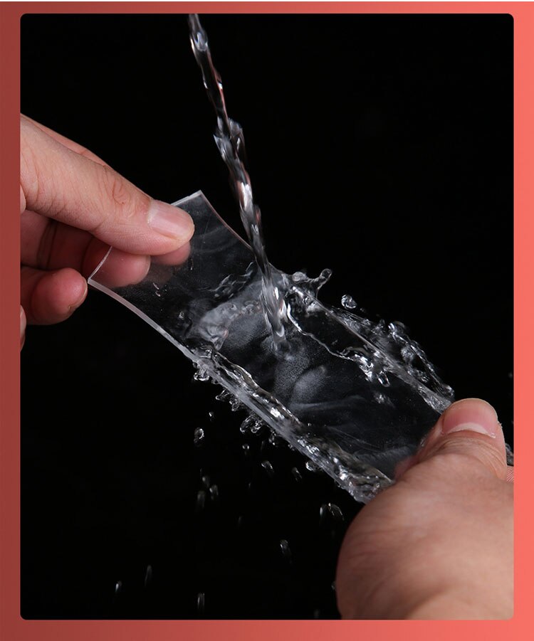 Nano Tapes Transparent Reusable Waterproof Adhesive Tapes Kitchen Bathroom Supplies Tape Home Decoration Double Sided Tape