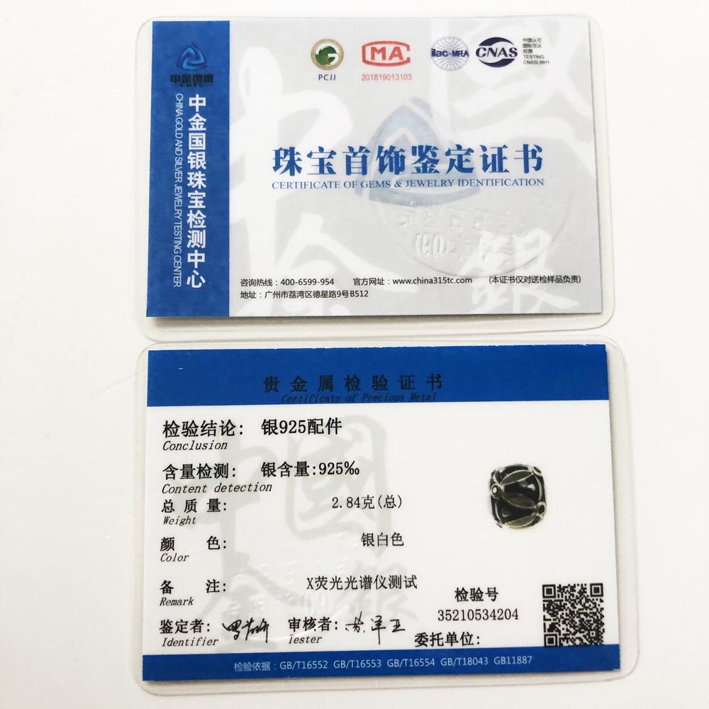 Beads Asian Ornament,Silver Black Gift For Women Men Fits Bracelet Europe Necklace Karma Charms European Jewelry Accessories