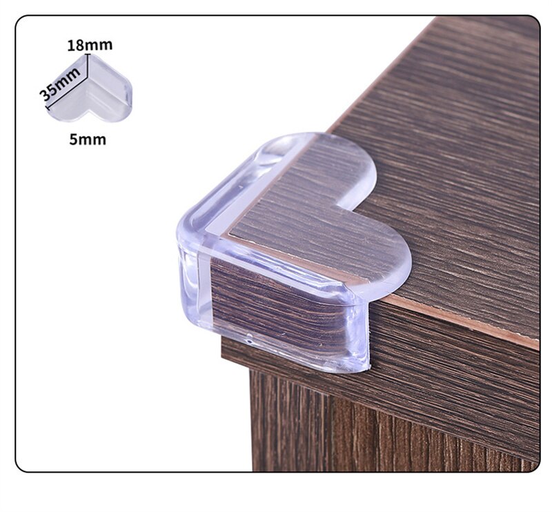 Home Edge Corner Guard Protection from Children Baby Safety Goods Table Corner Protector Transparent Anti Collision Angle
