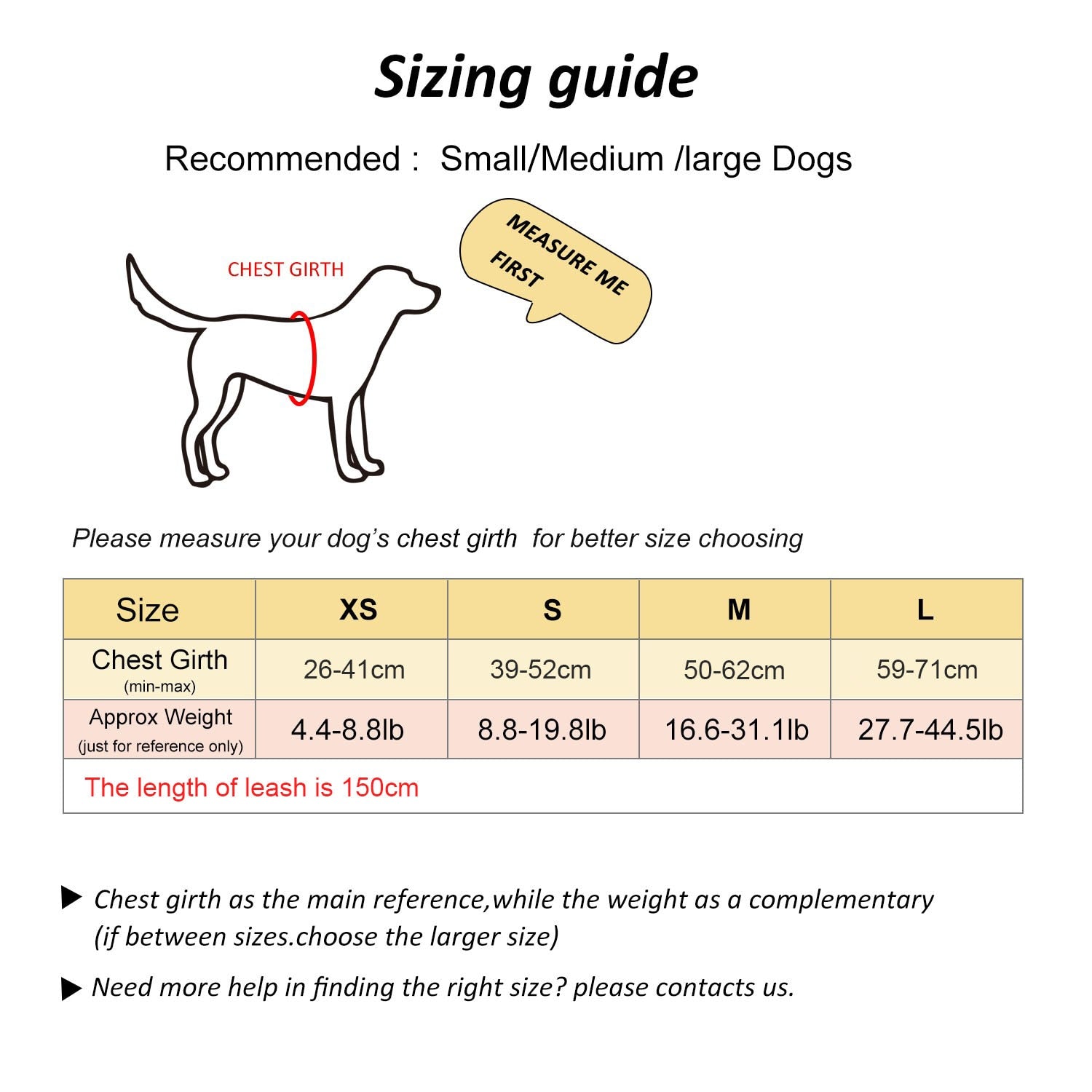 Dog Harness Leash Set No Pull Nylon Vest Harnesses Reflective Chest Strap Leads for Small Large Dogs Teddy, Pug, French Bulldog - anconmall