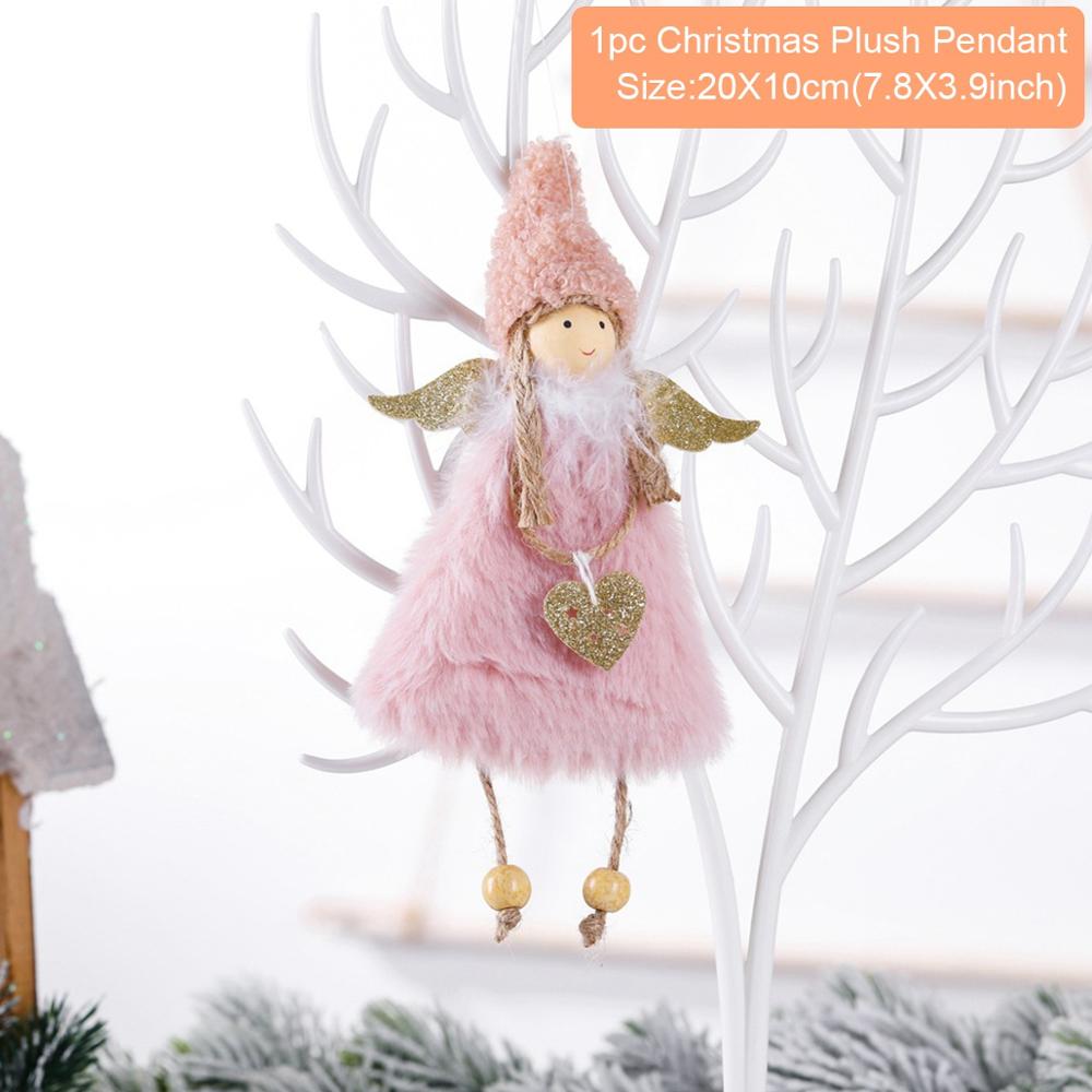 1pc Christmas Doll Christmas Tree Ornaments Merry Christmas Decoration for Home Nartal Navidad 2022 New Year Xmas Gift for Kids