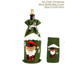 Christmas Wine Bottle Cover Merry Christmas Decorations For Home 2022 Christmas Ornament New Year 2023 Xmas Navidad Natal Gifts