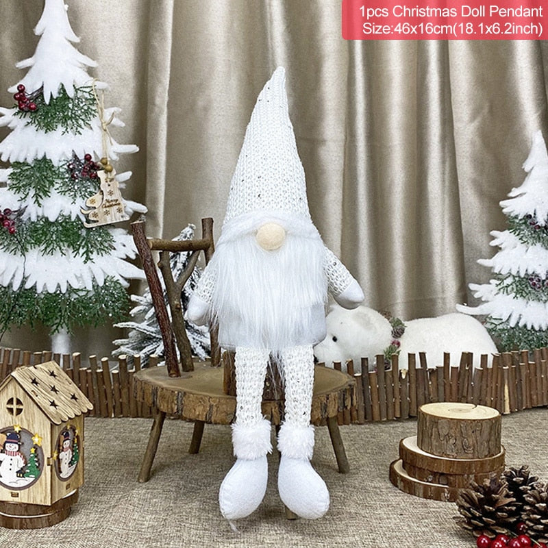 Christmas Faceless Doll Merry Christmas Decorations For Home Christmas Ornaments Xmas Navidad Natal New Year 2022 Kids Gift
