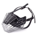 Black / Brown Strong Metal Wire Basket Dog Muzzle for Large Dogs Amstaff Pitbull Bull Terrier Anti-Bite Bark Chew Muzzles - anconmall